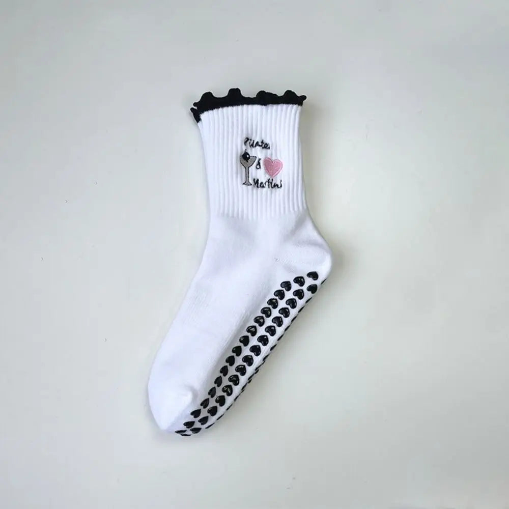 Cute Cherry Grip Socks