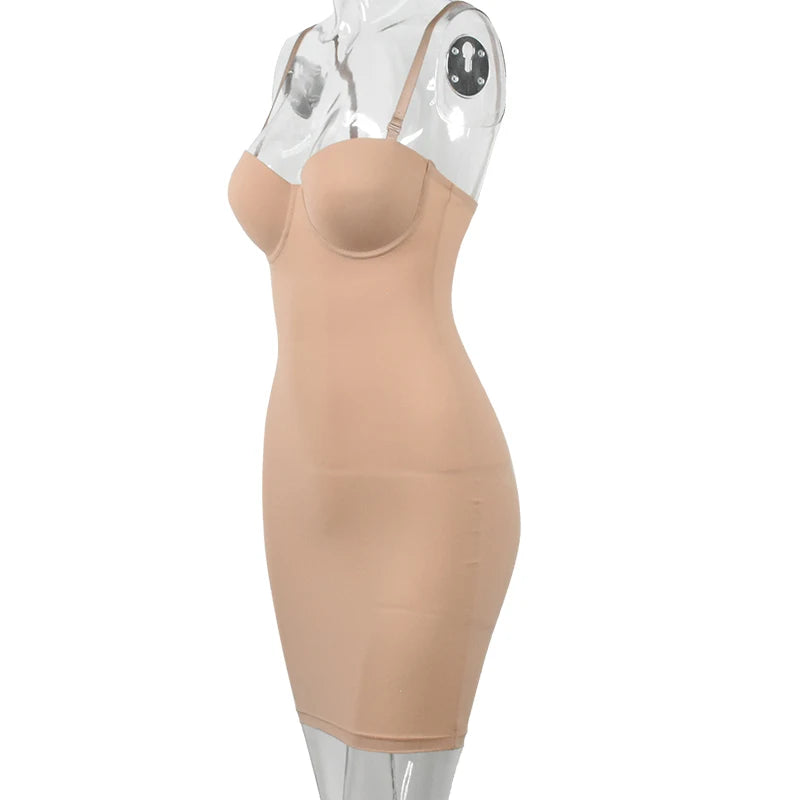 Women's Strap White Dress Bodysuit
